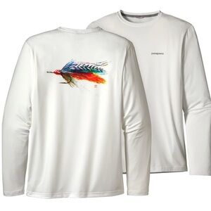 Patagonia Long Sleeve Fishing Shirt - White XL